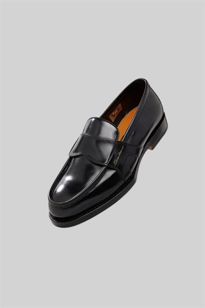 Santoni Erkek Loafer Ayakkabı Siyah