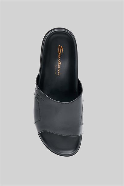 Santoni Erkek Terlik Siyah 01D