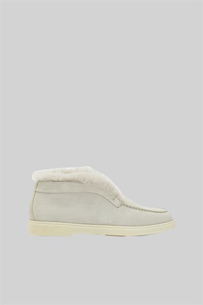 Santoni Kadın Loafer Ayakkabı Bej