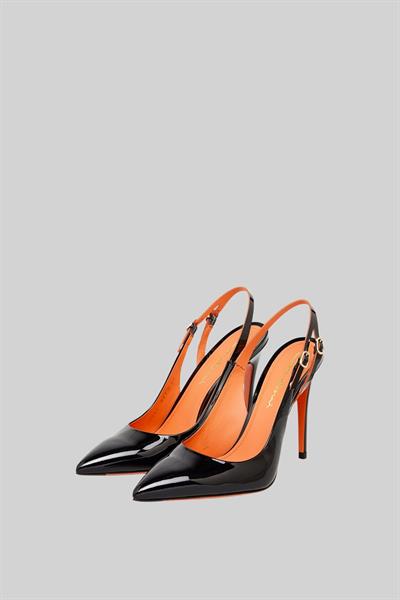 Santoni Kadın Topuklu Ayakkabı Siyah 01D