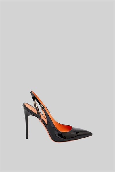 Santoni Kadın Topuklu Ayakkabı Siyah 01D