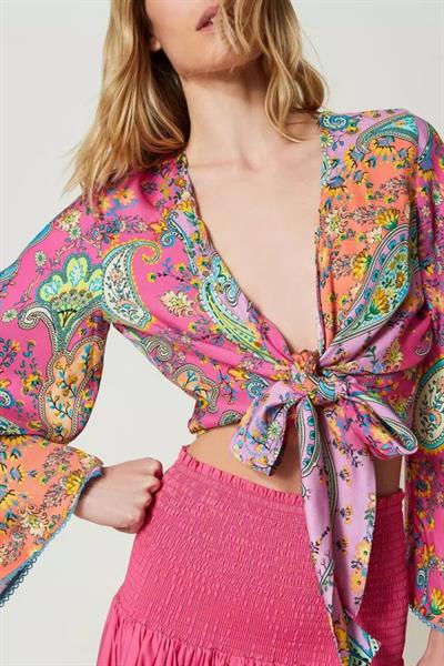 Twinset Kadın Bluz Çok Renkli