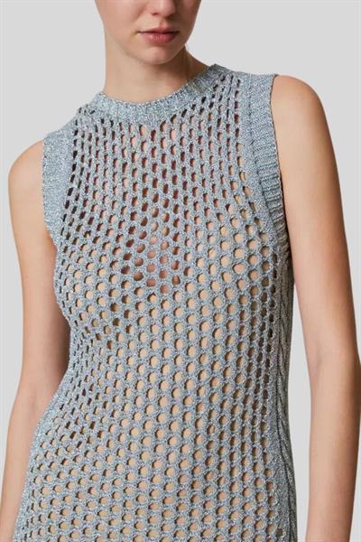 Twinset Kadın Elbise Gümüş