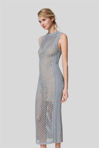 Twinset Kadın Elbise Gümüş