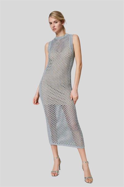 Twinset Kadın Elbise Gümüş