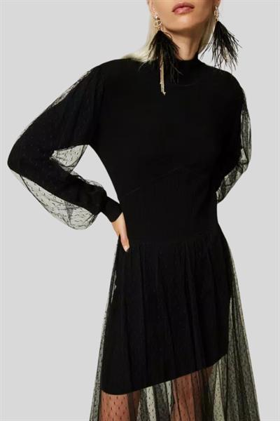 Twinset Kadın Elbise Siyah