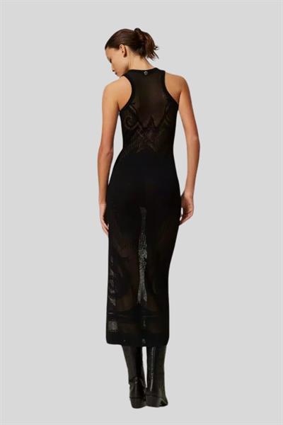 Twinset Kadın Elbise Siyah