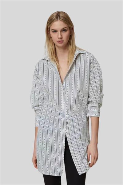 Twinset Kadın Gömlek Gri