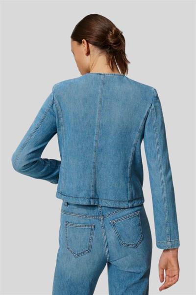 Twinset Kadın Jean Ceket Mavi