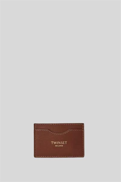 Twinset Kadın Kartvizitlik Kahverengi