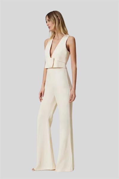 Twinset Kadın Pantolon Bej