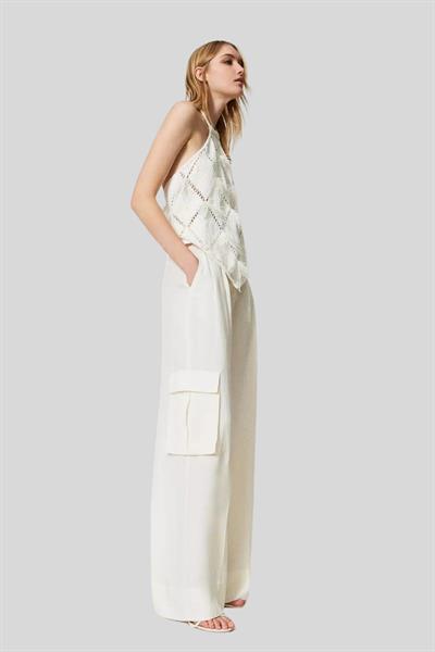Twinset Kadın Pantolon Bej