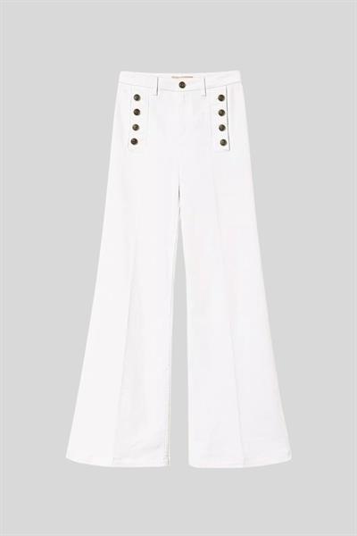 Twinset Kadın Pantolon Beyaz