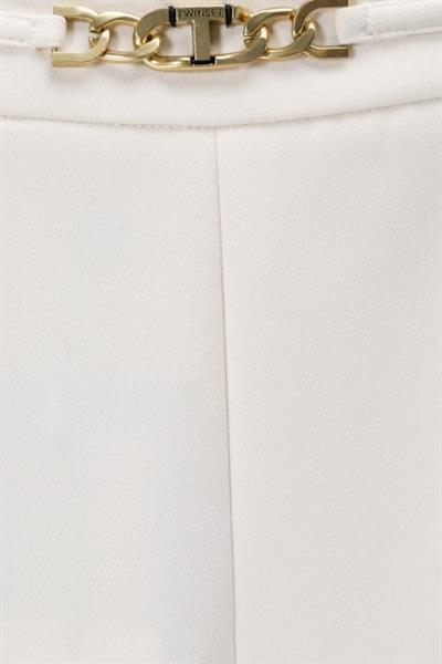 Twinset Kadın Pantolon Beyaz