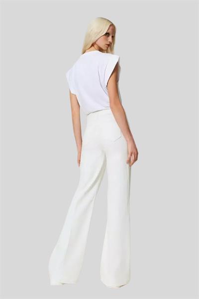 Twinset Kadın Pantolon Beyaz