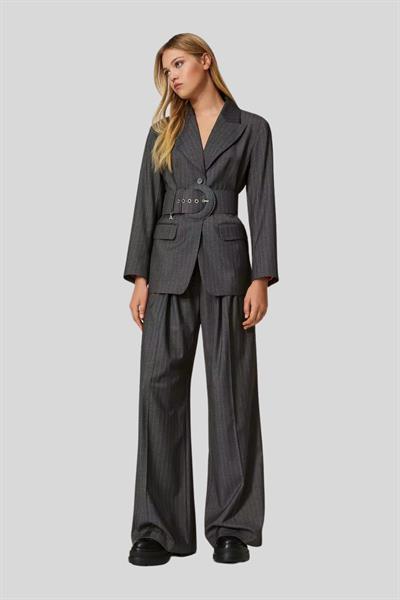 Twinset Kadın Pantolon Gri