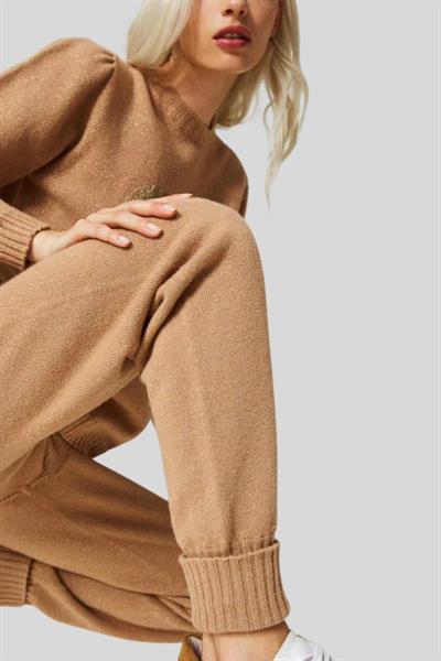 Twinset Kadın Pantolon Kahverengi