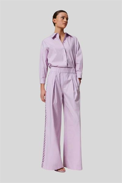 Twinset Kadın Pantolon Lila