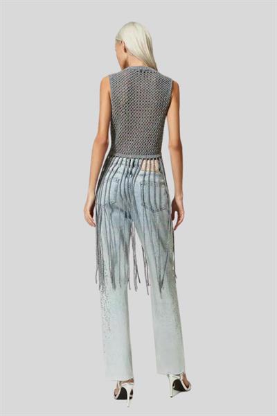 Twinset Kadın Pantolon Mavi
