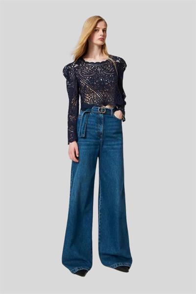 Twinset Kadın Pantolon Mavi