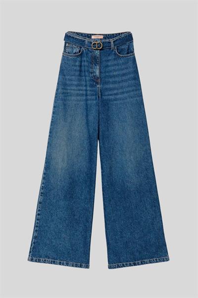Twinset Kadın Pantolon Mavi