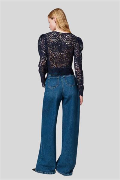 Twinset Kadın Pantolon Mavi