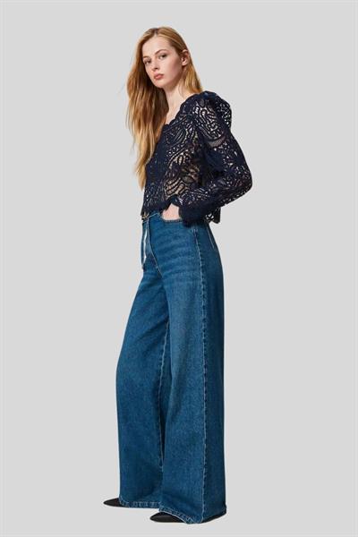 Twinset Kadın Pantolon Mavi