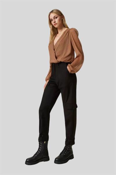 Twinset Kadın Pantolon Siyah