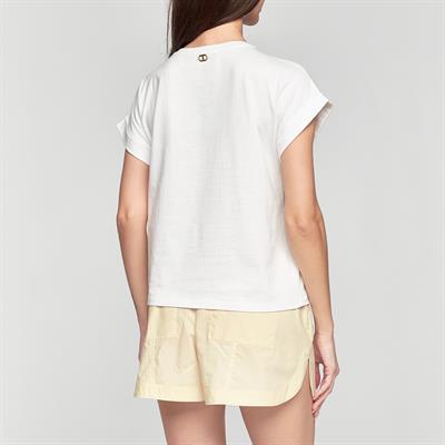 Twinset Kadın T-Shirt Beyaz