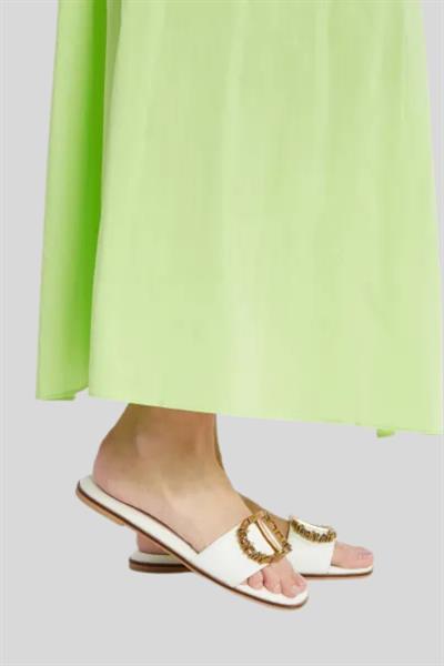 Twinset Kadın Terlik Beyaz