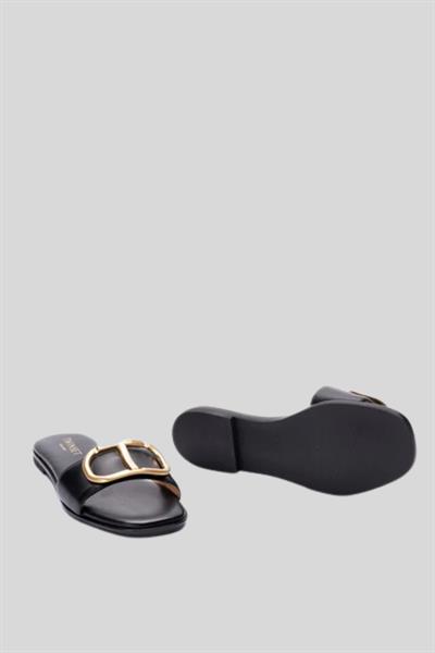 Twinset Kadın Terlik Siyah