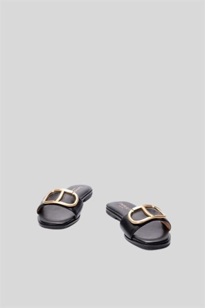 Twinset Kadın Terlik Siyah