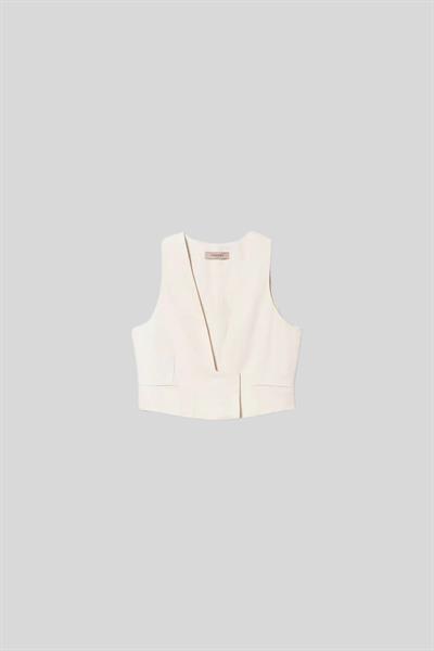 Twinset Kadın Yelek Bej