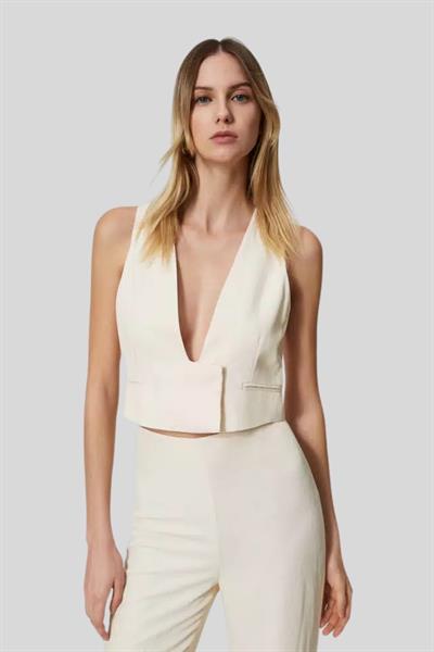 Twinset Kadın Yelek Bej