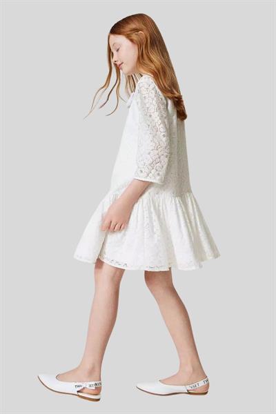Twinset Kız Çocuk Babet Beyaz
