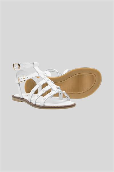 Twinset Kız Çocuk Sandalet Beyaz