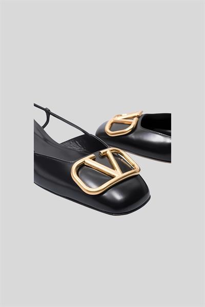 Valentino Kadın Askılı Ayakkabı Siyah
