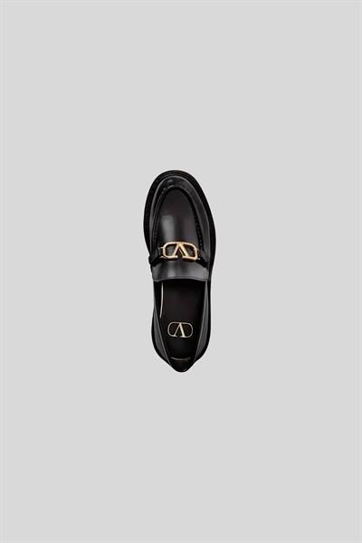 Valentino Kadın Loafer Ayakkabı Siyah