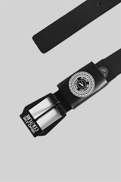Versace Jeans Couture Erkek Marcologo Kemer Siyah