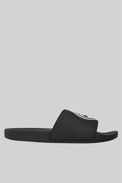 Versace Jeans Couture Erkek Marka Logolu Terlik Siyah