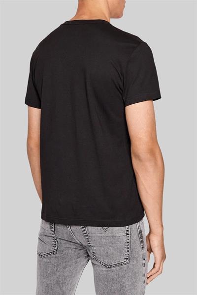 Versace Jeans Couture Erkek Regular Fit Bisiklet Yaka T-Shirt Siyah