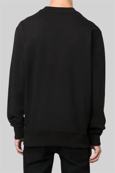 Versace Jeans Couture Erkek Regular Fit Uzun Kollu Sweatshirt Siyah