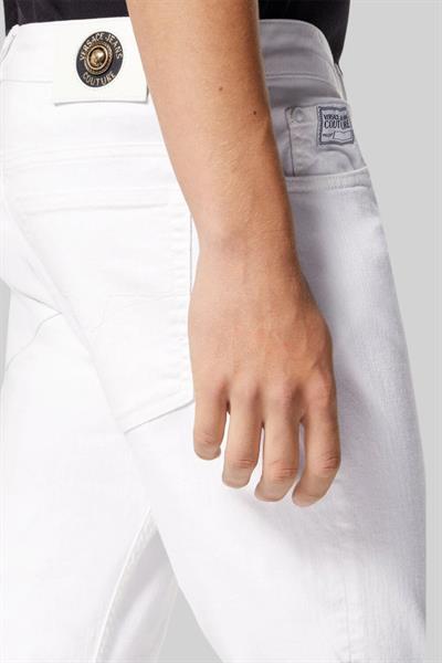 Versace Jeans Couture Erkek Slim Fit Pantolon Beyaz