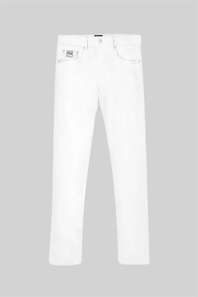 Versace Jeans Couture Erkek Slim Fit Pantolon Beyaz