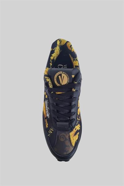 Versace Jeans Couture Erkek Spyke Spor Ayakkabı Siyah