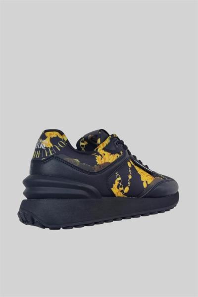 Versace Jeans Couture Erkek Spyke Spor Ayakkabı Siyah