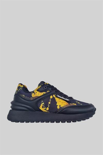 Versace Jeans Couture Erkek Spyke Spor Ayakkabı Siyah