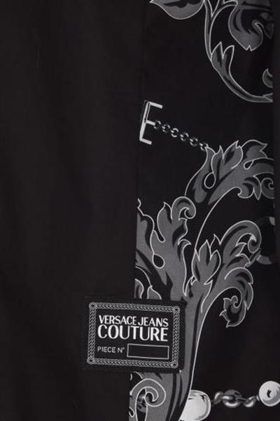 Versace Jeans Couture Erkek Uzun Kollu Gömlek Siyah
