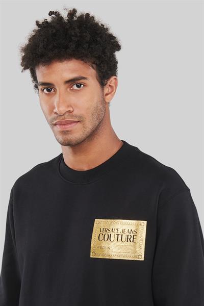 Versace Jeans Couture Erkek Uzun Kollu Sweatshirt Siyah