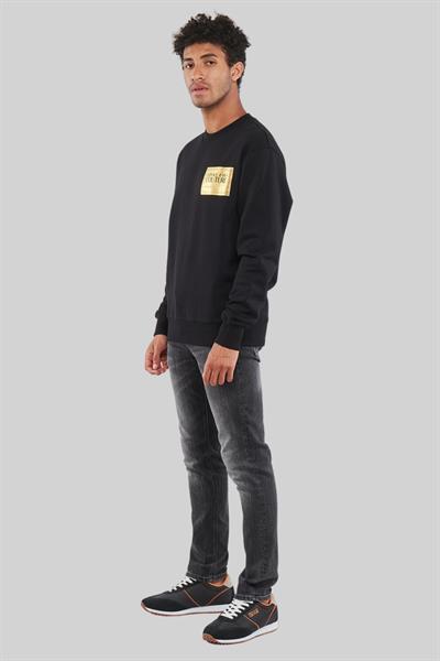 Versace Jeans Couture Erkek Uzun Kollu Sweatshirt Siyah